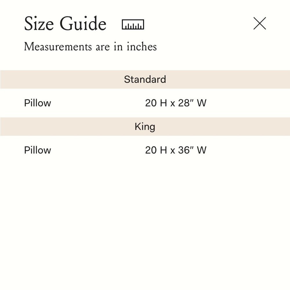 Boll & Branch Down Chamber Pillow Insert King Medium 20x36 NWT Organic Cotton - Picture 6 of 11